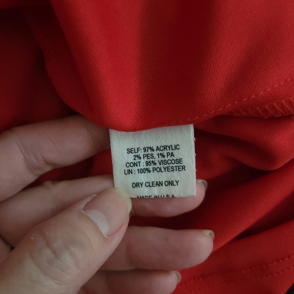 VaVa by Joy Han | Cute Red Sleeveless Chevron Tiered Flouncy Ruffle Dress - Picture 5 of 13